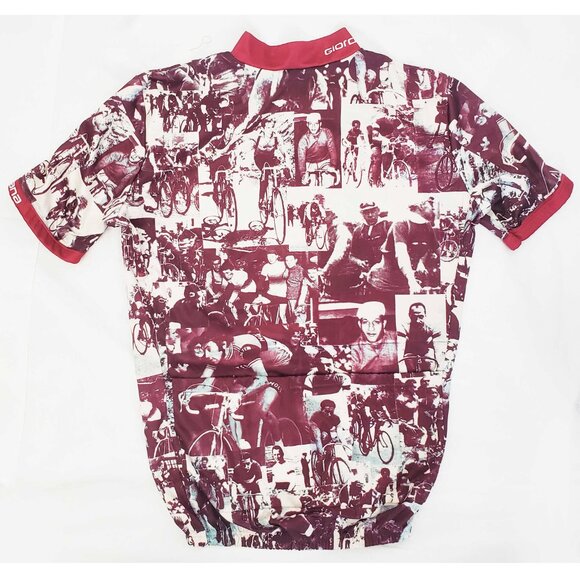 Giordana Mens Vintage Cycling Jersey Cyclist Photo Collage Tour de France M - Picture 7 of 10